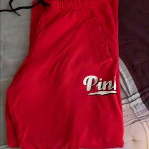 Pink boyfriend pants